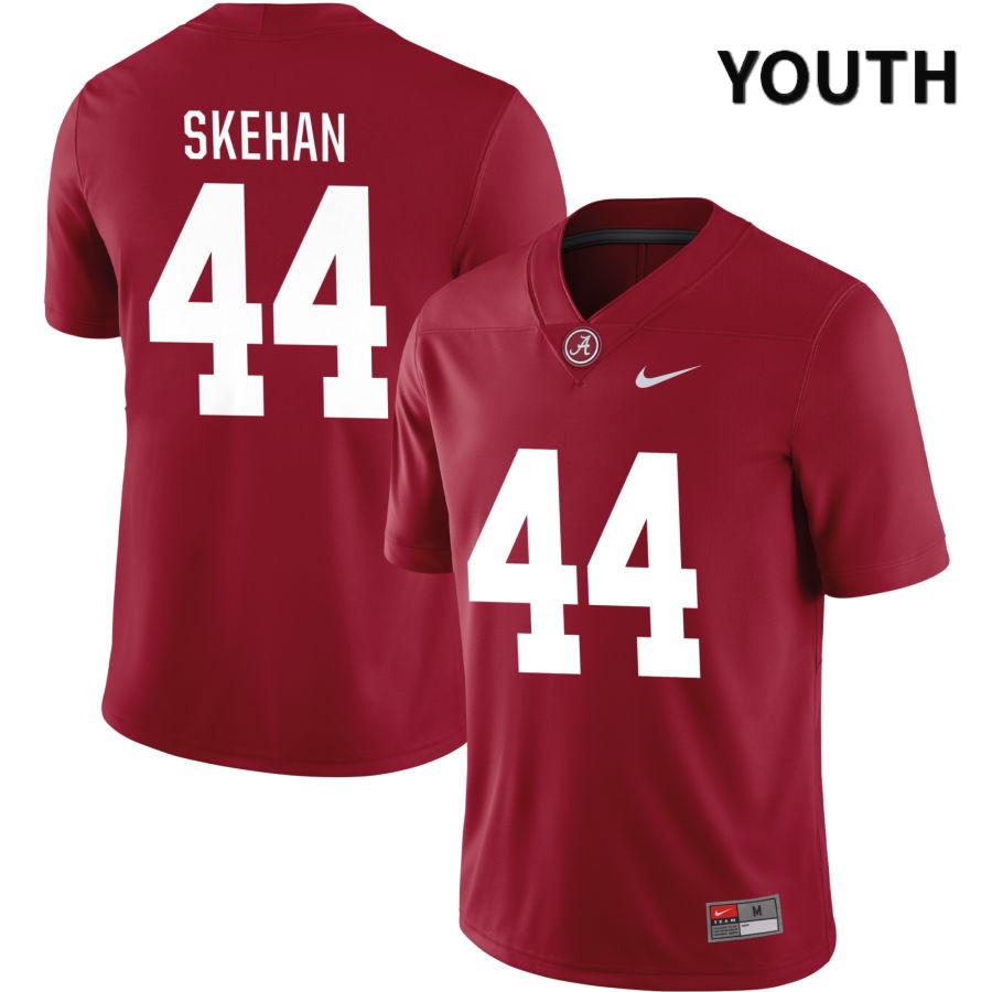 Alabama Crimson Tide Youth Charlie Skehan #44 NIL Crimson 2022 NCAA Authentic Stitched College Football Jersey IH16N66BW